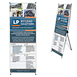 BANNER DISPLAY STAND  - 32"x 72"