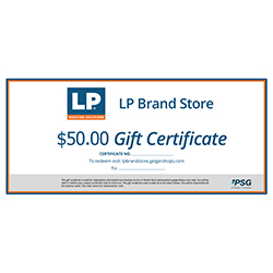 $50 GIFT CERTIFICATE