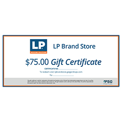 $75 GIFT CERTIFICATE